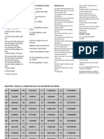 Canciones para Aprender Escribirlas en El Cuaderno