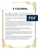 Arte 2colonial - Docxinformacion