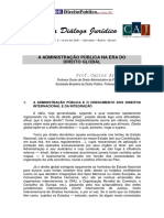 A Adm. Pub. Na Era Do Direito Global. - Prof. Carlos Ari Sunfeld PDF