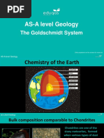 AS-A Level Geology: The Goldschmidt System