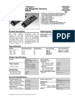 Safety Magnetic Sensors Rectangular Safety Magnetic Sensors Types SMS01, SMS02