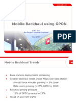 GPON Mobile Backhaul