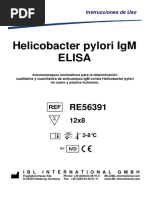 Helicobacter Pylori IgM Elisa