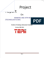 Project: Banking and Atm Network (Technology:Ccna)