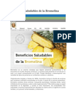 Beneficios Saludables de La Bromelina