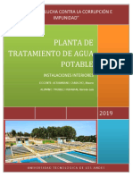 Planta de Tratamiento de Agua Potable