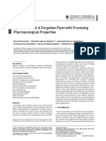 Opuntia Dillenii A Forgotten Plant With Promising Pharmacological Properties