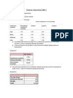 Taller Finanzas Corporativas