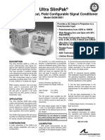 G438 Potentiometer Input Field Configurable Signal Conditioner PDF