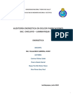 Auditoria Energetica Delcor FBR Sac