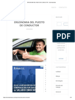 Ergonomia Del Puesto de Conductor - Soloindustriales