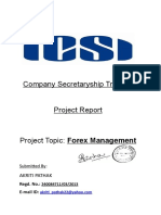 CS Project Report-Forex Management