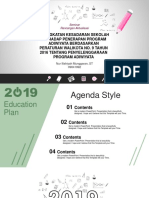 2019 Education Plan PowerPoint Templates