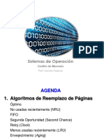 Clase 14 - Memoria - Algoritmos Reemplazo de Paginas PDF