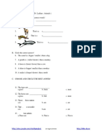 Contoh Soal Bahasa Inggris SD Kelas 2 PDF