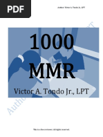 1000 MMR by Sir Victor Tondo JR.,LPT