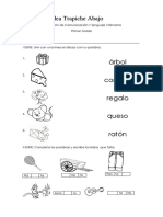 Evaluación de Comunicación Y Lenguaje II Bimestre