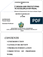 Concurrent Design and Prototyping of Composite Accelerlator Pedal