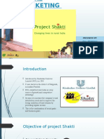 Rural Marketing - Project Shakti