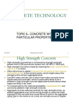 Topic 6 - Concrete With Particular Properties PDF