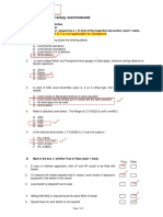 Level Sketch Questions