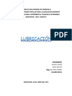 Informe de Lubricacion