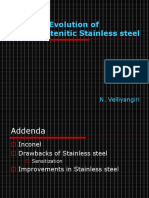 Evolution of Super Austenitic Sainless Steel