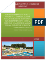 y 4.planta de Tratamiento de Agua Potable de La Ciudad de Abancay Ubicado en El Sector de Atumpata y Planta de Tratamiento de Aguas Residuales de La Ciudad de Abancay Ubicado en El Sector de Illanya