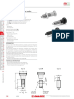 Indexing Plungers: Steel / Stainless Steel Without Rest Position