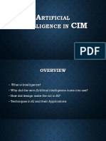 Artificial Intelligence in Cim