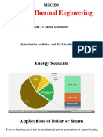 Applied Thermal Engineering: Unit - 1: Steam Generators