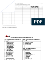 Accident Control Technique Form - Attachment XVII