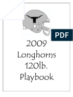 2009 Longhorns 120lb. Playbook