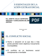 Aspectos Esenciales de La Conciliación Extrajudicial