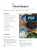 Mark Bittman's McBitty's Bean Burger Recipe