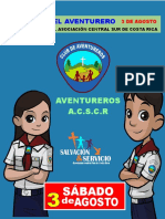 Programa Sugerido Dia Del Aventurero A.C.S.C.R 3 de Agosto