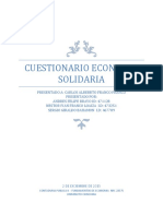 Cuestionario de Economia Solidaria