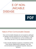 Nature of Non-Communicable Disease