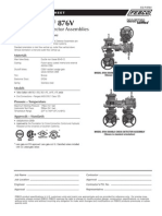 MasterSeries 876V Specification Sheet