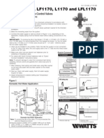 Series 1170, LF1170, L1170 and LFL1170 Installation Instructions