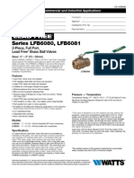 Series LFB6080, LFB6081 Specification Sheet