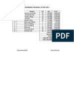 Pengiriman Tanggal 23 Mei 2017: No No Faktur Produk QTY HNA Value