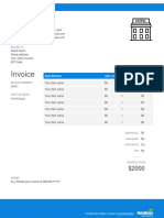 Hotel Word Invoice1