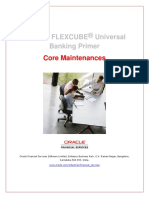 Oracle FLEXCUBE Universal Banking Primer - Core