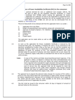 Procedure For Issuance of Power Availability Certificate