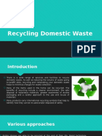 Recycling Domestic Waste