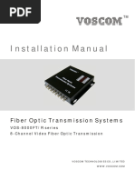 VOS 8000FTR Installation Manual