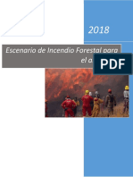 Escenario Incendio Forestal 2018