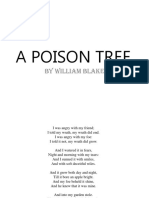 A Poison Tree: by William Blake