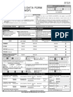 Member'S Data Form (MDF) : Membership Category